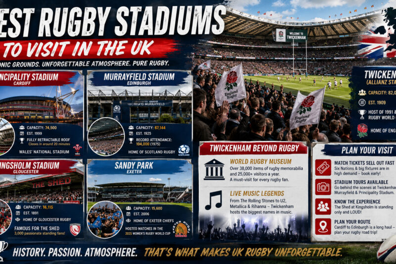 Best Rugby Stadiums to Visit in the UK