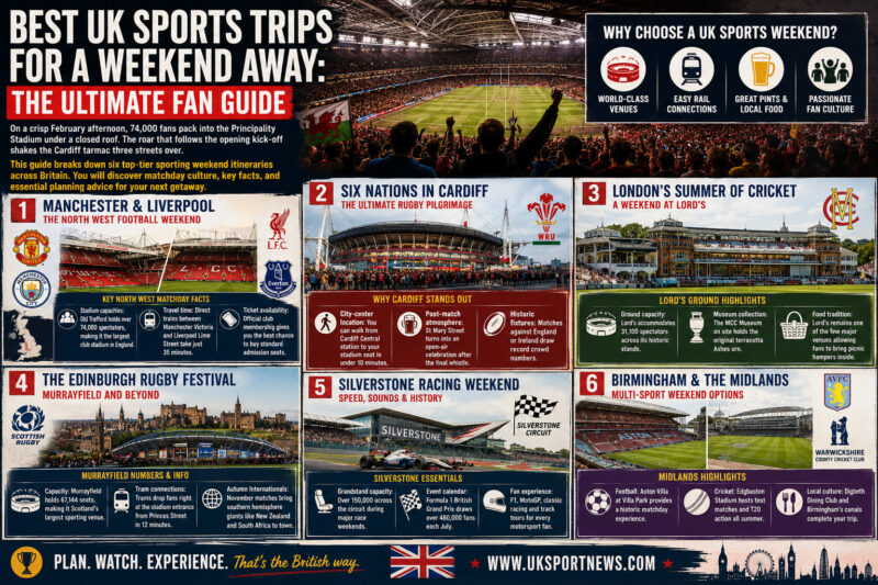 Best UK Sports Trips for a Weekend Away: The Ultimate Fan Guide