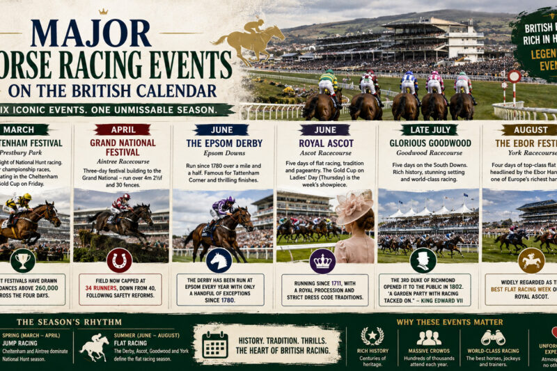 Major Horse Racing Events on the British Calendar